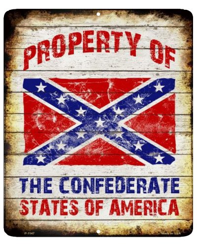 Property of the Confederate States of America metal sign